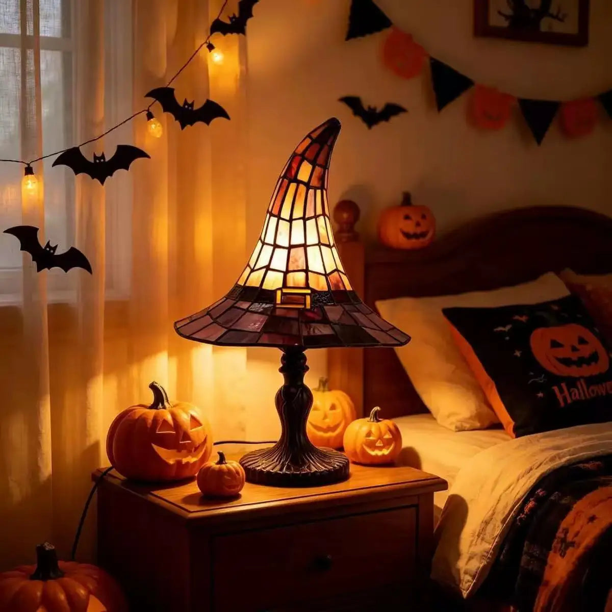 WitchGlow™ Lamp 🧙‍♀️✨ — Enchanting Light for Halloween Nights