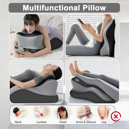 DreamDuo™ Support Pillow 🌙💕 — Cozy Comfort, Perfect Angle
